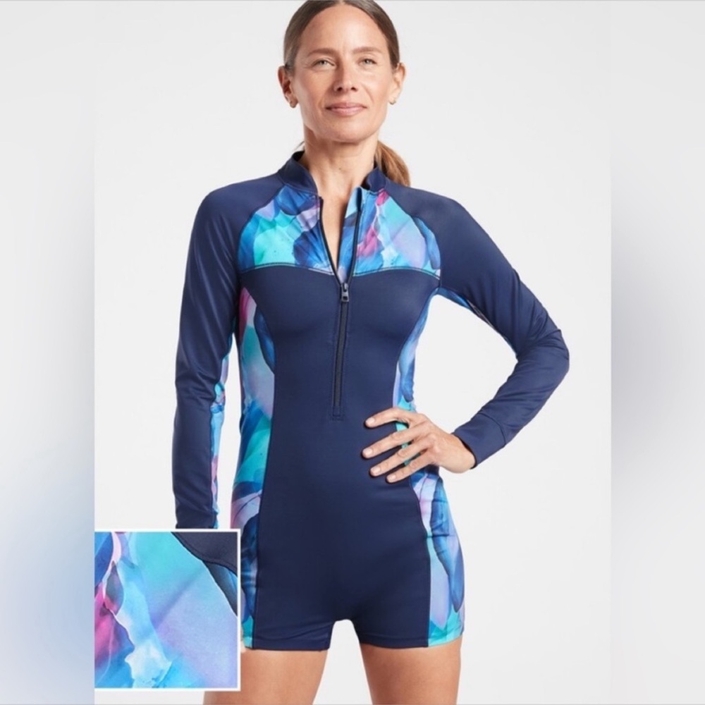 NWT Athleta Malibu Printed Paddlesuit